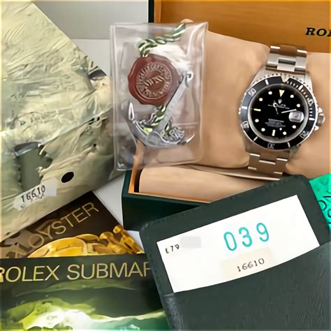 scatola rolex 68002 a che referenza e anno appartiene|vendesi scatola rolex 68.00.2 date submariner 16610 acciaio libretti.